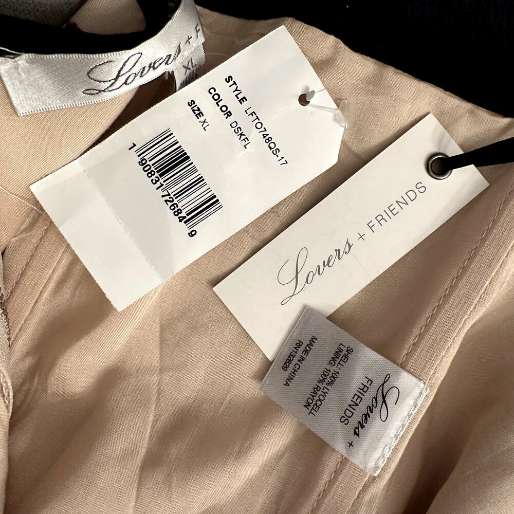 NWT LOVERS + FRIENDS FLORAL BUSTIER CORSET TOP XL - Picture 5 of 8